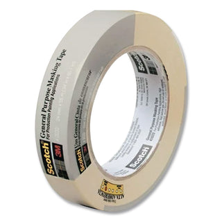 High-Performance Masking Tape 232, 3" Core, 48 mm x 55 m, Tan