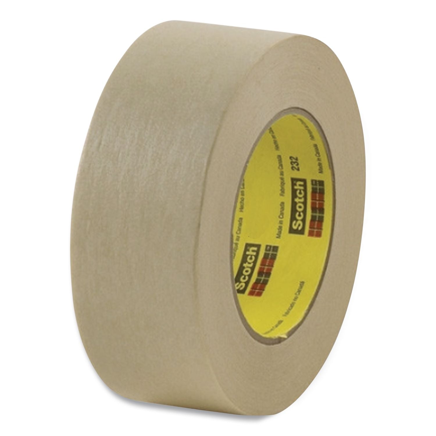 General Purpose Masking Tape 234, 3" Core, 48 mm x 55 m, Tan