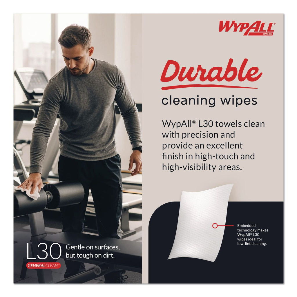 L30 Towels, 12.4 x 12.2, White, 875/Roll