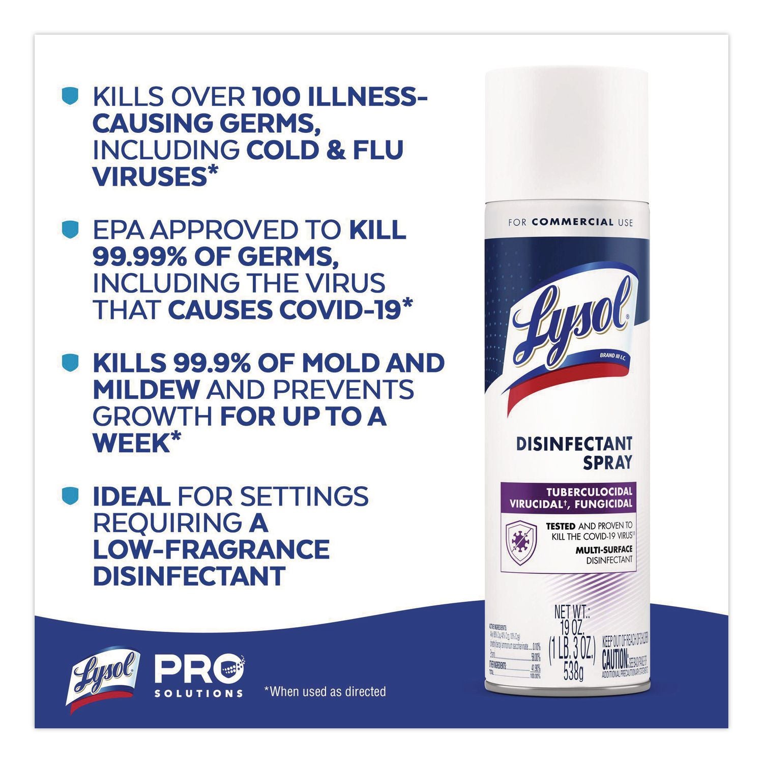 Lysol Disinfectant Spray, Sold as 1 Each