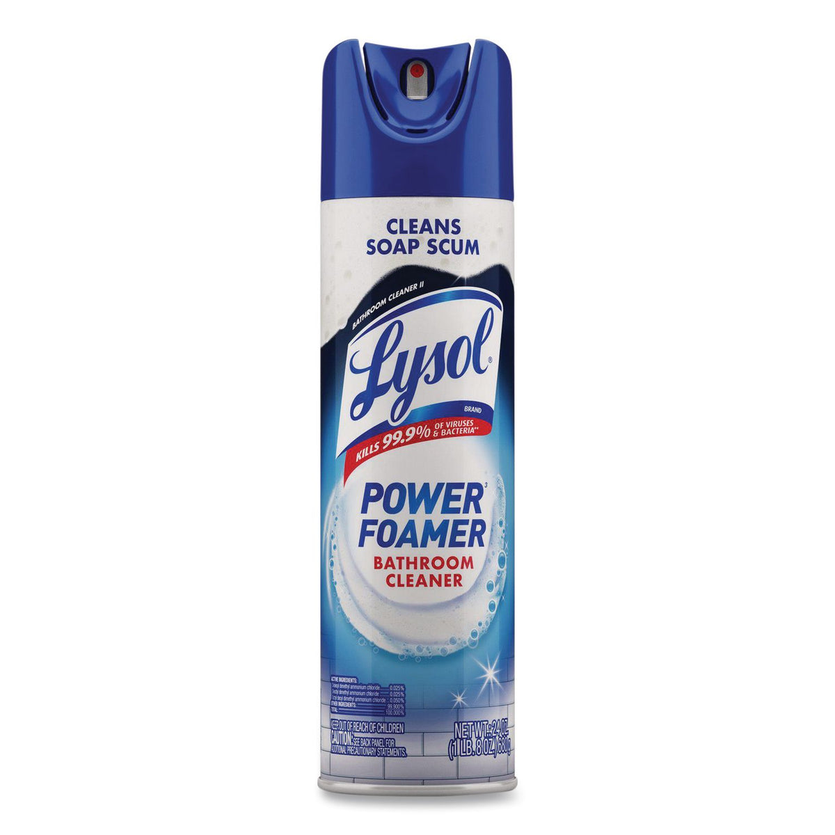Power Foam Bathroom Cleaner, 24 oz Aerosol Spray