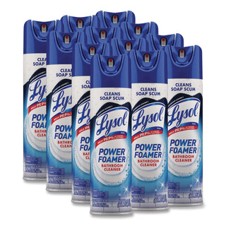 Power Foam Bathroom Cleaner, 24 oz Aerosol Spray, 12/Carton