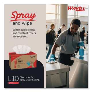 L10 Towels, POP-UP Box, 1-Ply, 10.25 x 9, White, 250/Box, 24 Boxes/Carton