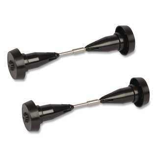 Coreless High Capacity Spindle Kit, Plastic, 3.66" Roll Size, Black, 2 per Kit
