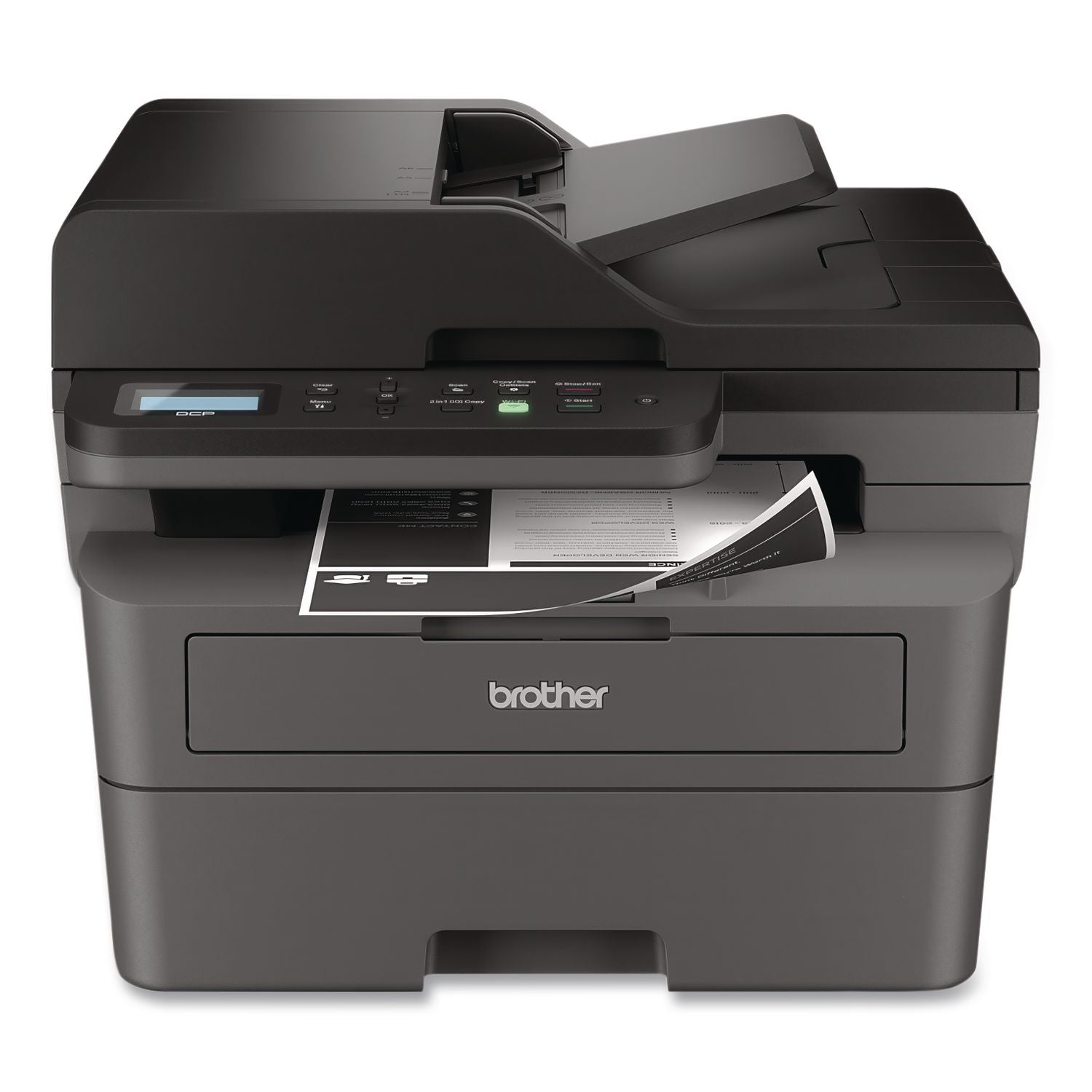 DCP-L2640DW Wireless Compact Monochrome Multifunction Laser Printer, Copy/Print/Scan