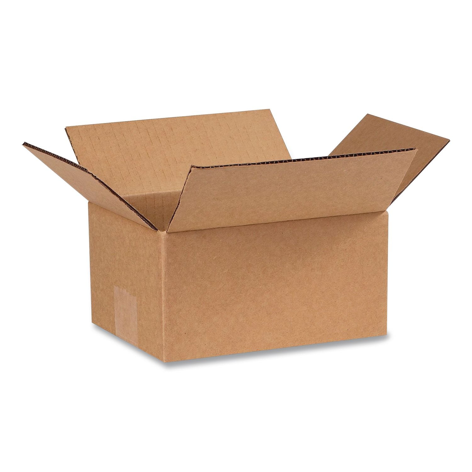 Fixed-Depth Shipping Boxes, 200 lb Mullen Rated, Regular Slotted Container (RSC), 6" x 8" x 4", Brown Kraft, 25/Bundle
