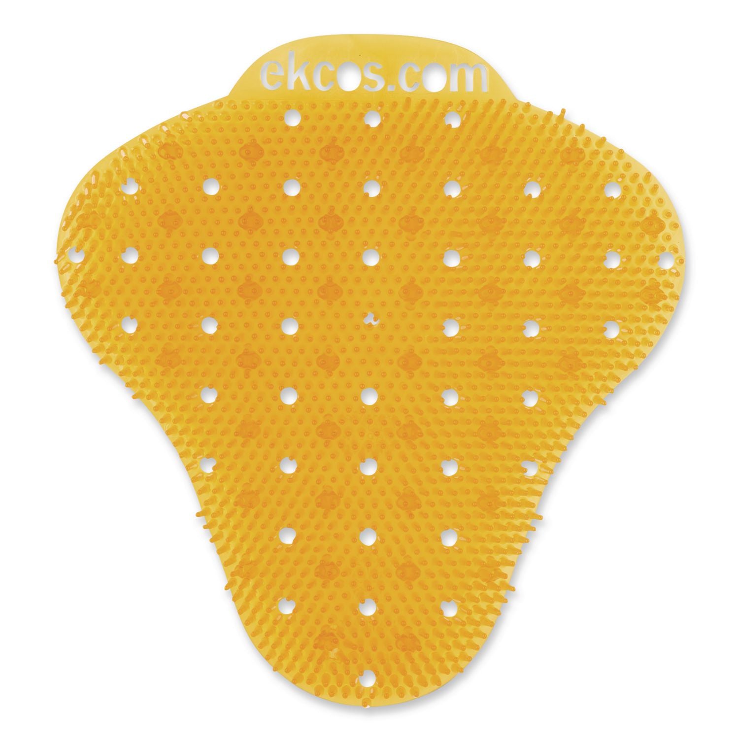 ekcoscreen Urinal Screens, Tropical Scent, Orange, 12/Carton