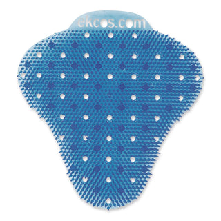 ekcoscreen Urinal Screens, Mango Scent, Blue, 12/Carton