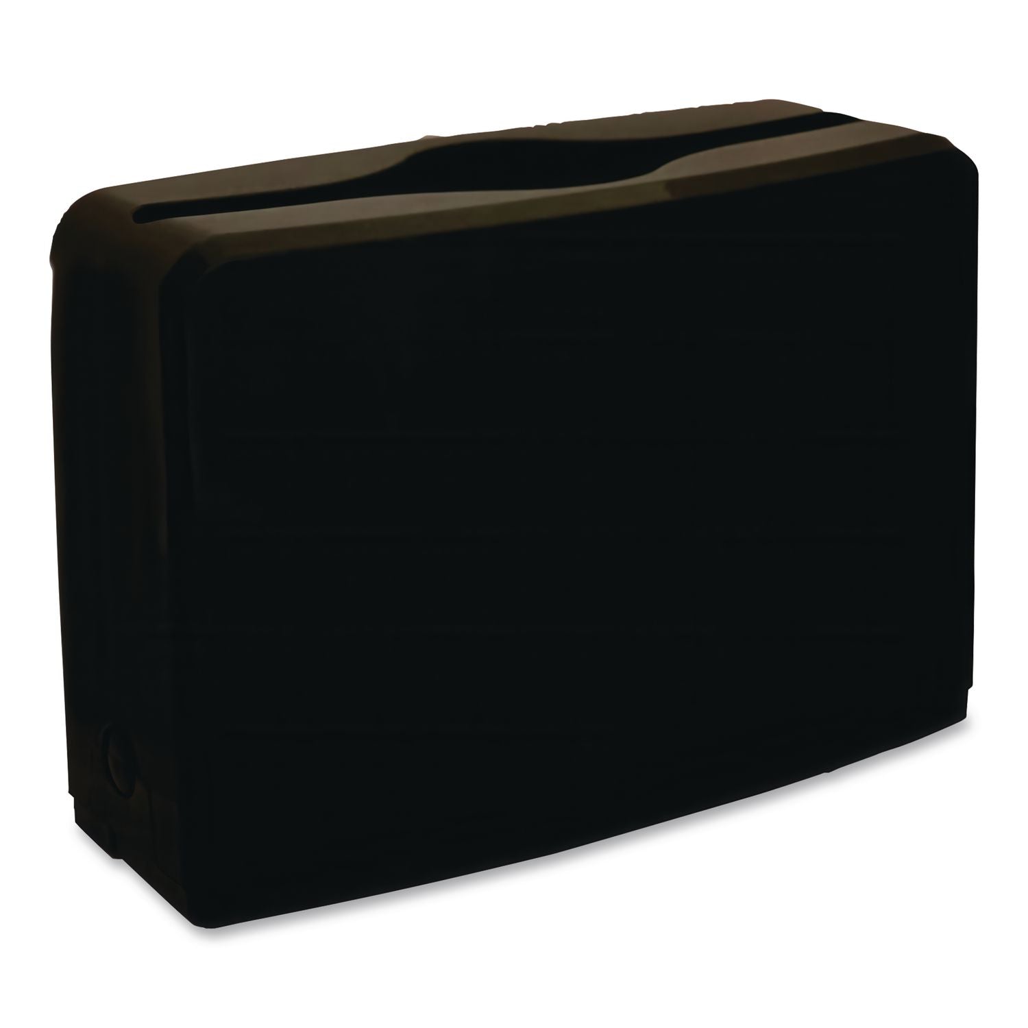 Countertop Folded Towel Dispenser, 10.63 x 7.28 x 4.53, Black