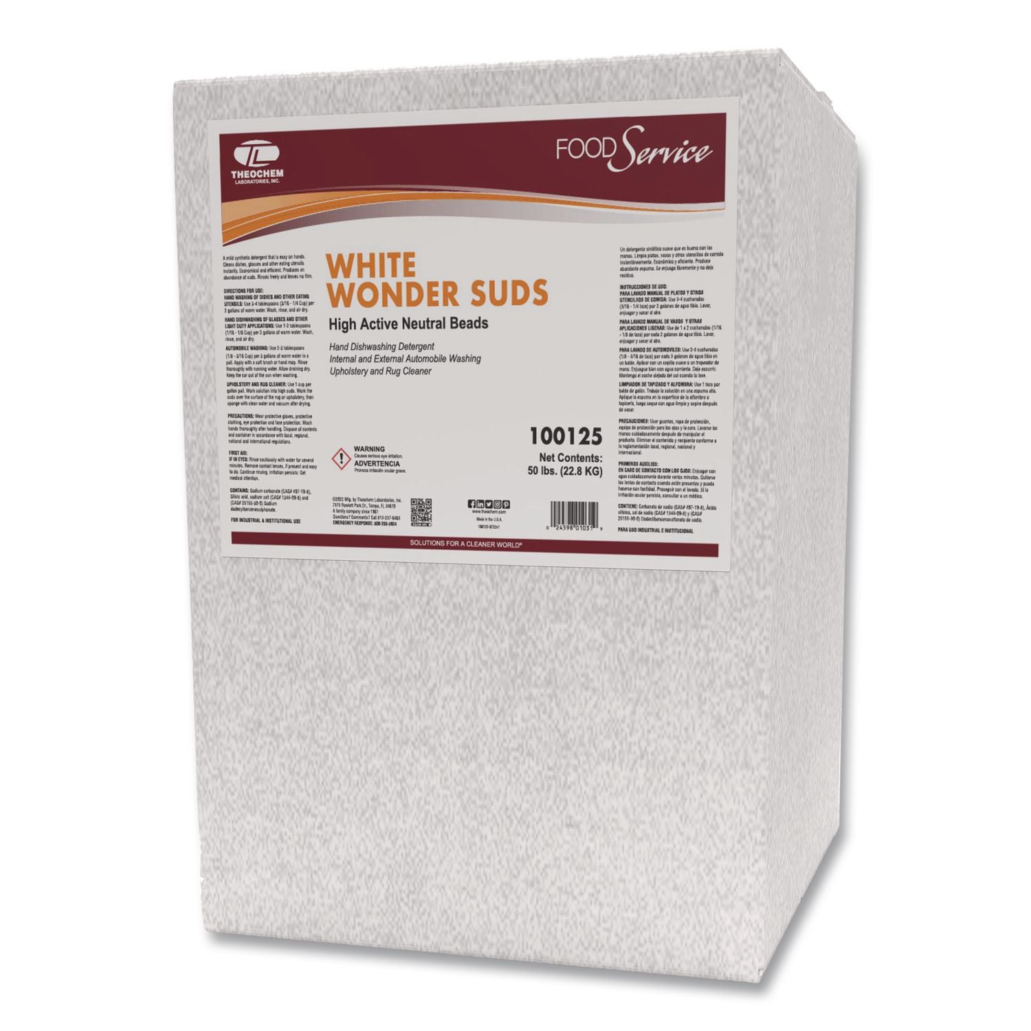 Hand Dishwashing Detergent, 50 lb Box