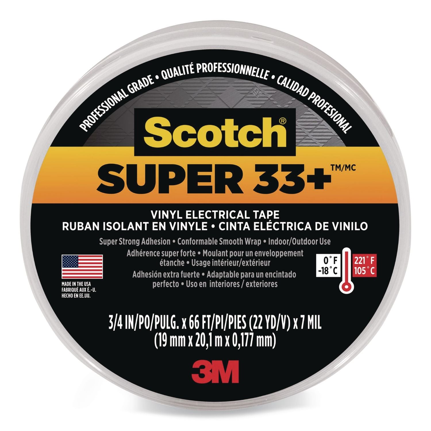 Scotch Super 33 Plus Vinyl Electrical Tape