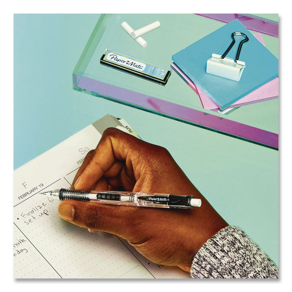 Clear Point Mechanical Pencil, 0.7 mm, HB (#2), Black Lead, Blue Barrel