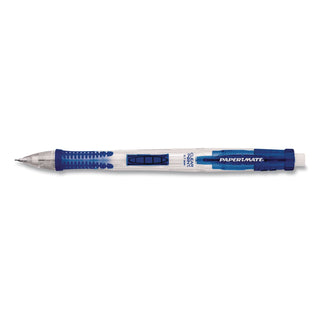 Clear Point Mechanical Pencil, 0.7 mm, HB (#2), Black Lead, Blue Barrel