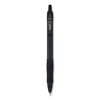 G2 Edge Premium Gel Pen, Retractable, Fine 0.7 mm, Black Ink/Barrel, 36/Pack