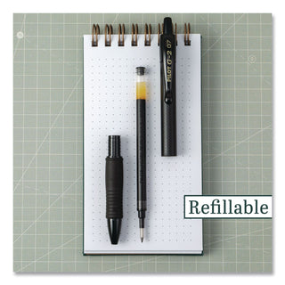 G2 Edge Premium Gel Pen, Retractable, Fine 0.7 mm, Black Ink/Barrel, 36/Pack
