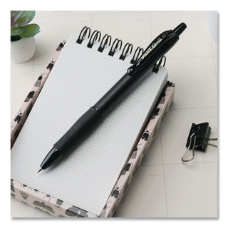 G2 Edge Premium Gel Pen, Retractable, Fine 0.7 mm, Black Ink/Barrel, 36/Pack