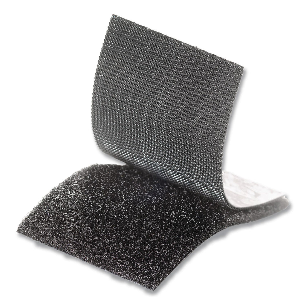 Industrial-Strength Heavy-Duty Fasteners, 2" x 4", Black, 2/Pack