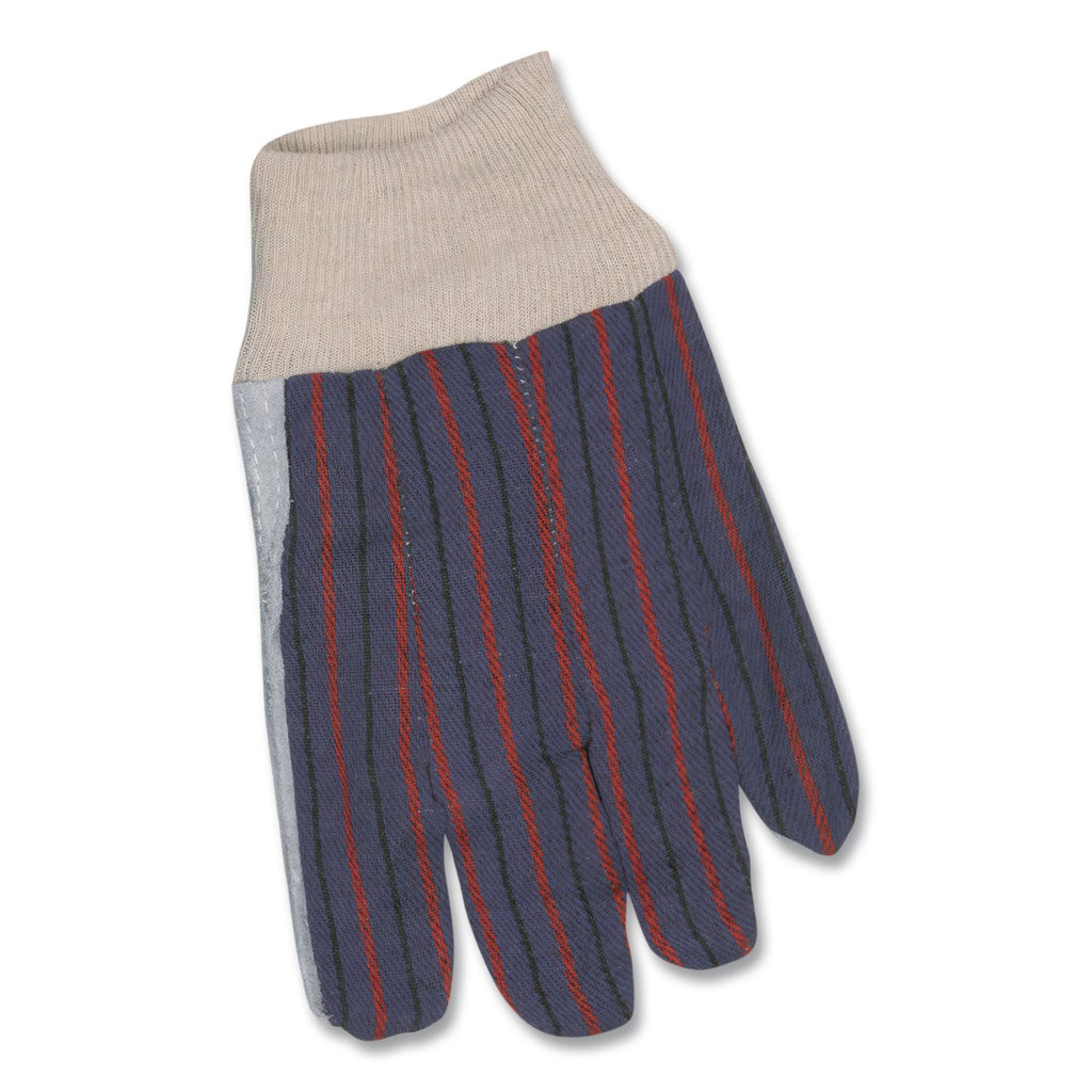 1040 Leather Palm Glove, Gray/White, Large, Dozen