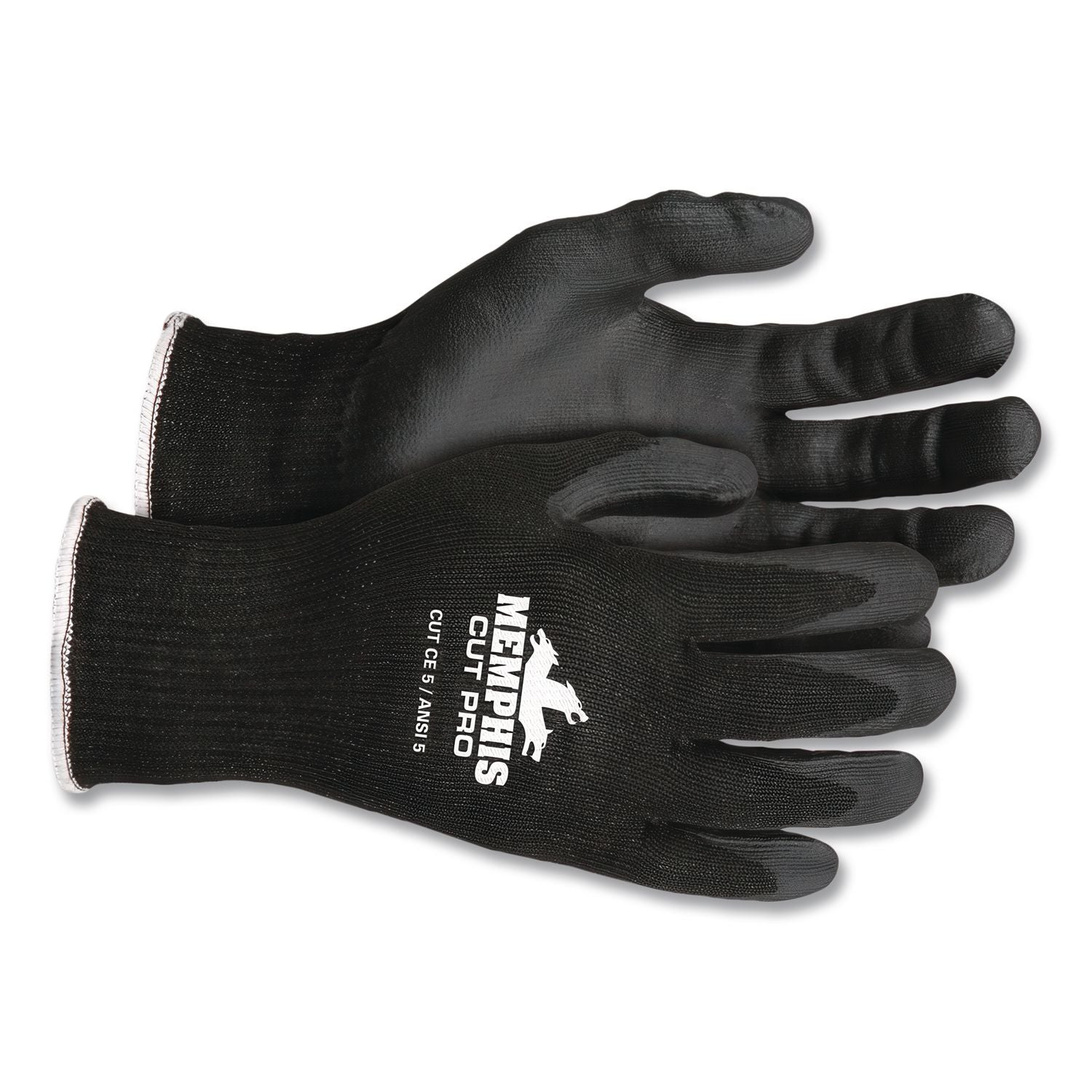 Cut Pro 92720NF Gloves, X-Large, Black, HPPE/Nitrile Foam