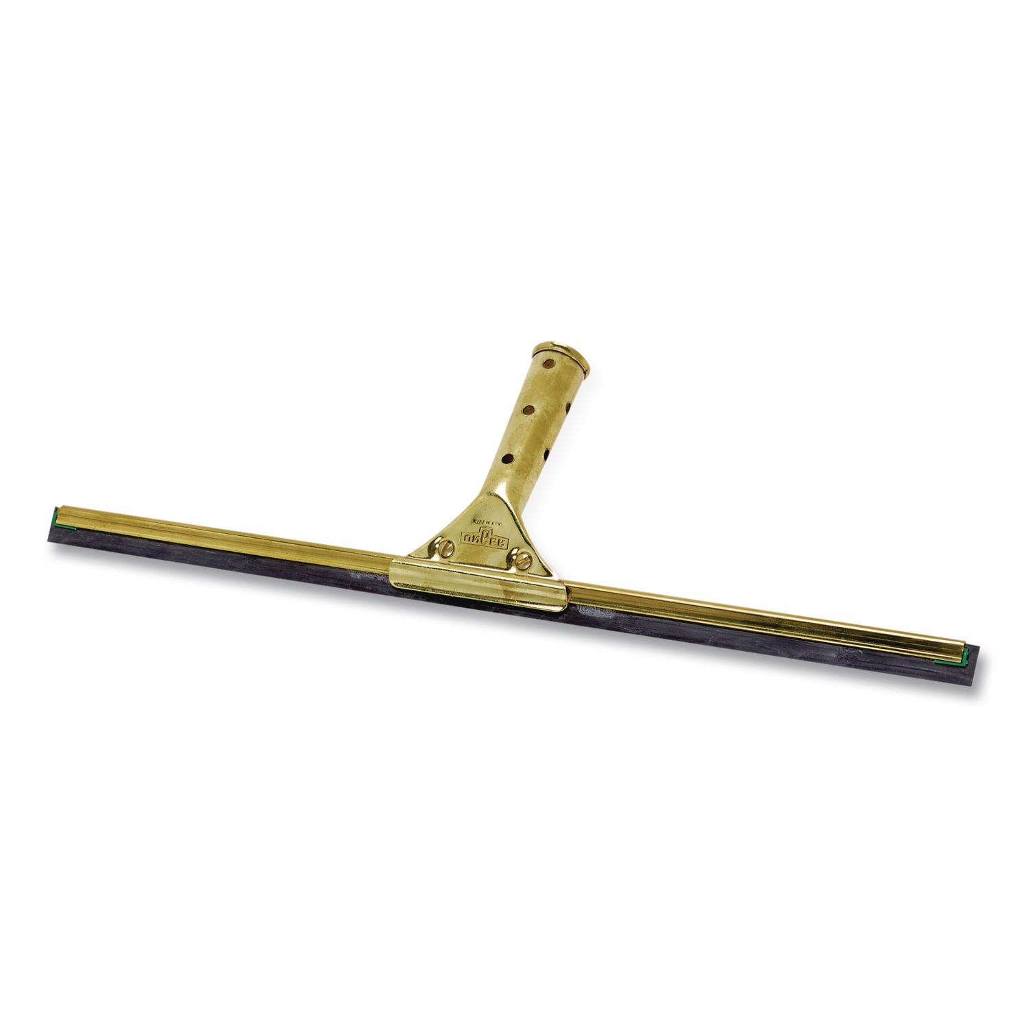 Golden Clip Brass Squeegee Complete, 18" Wide Blade, 4.5" Handle