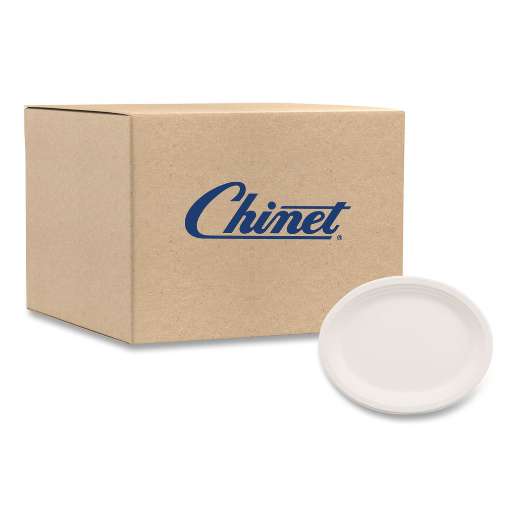 Classic Paper Dinnerware, Oval Platter, 9.75 x 12.5, White, 500/Carton