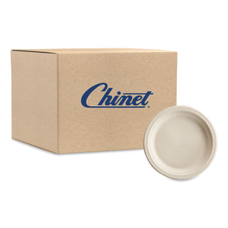 Paper Pro Round Plates, 8.75" dia, White, 125/Pack, 4 Packs/Carton