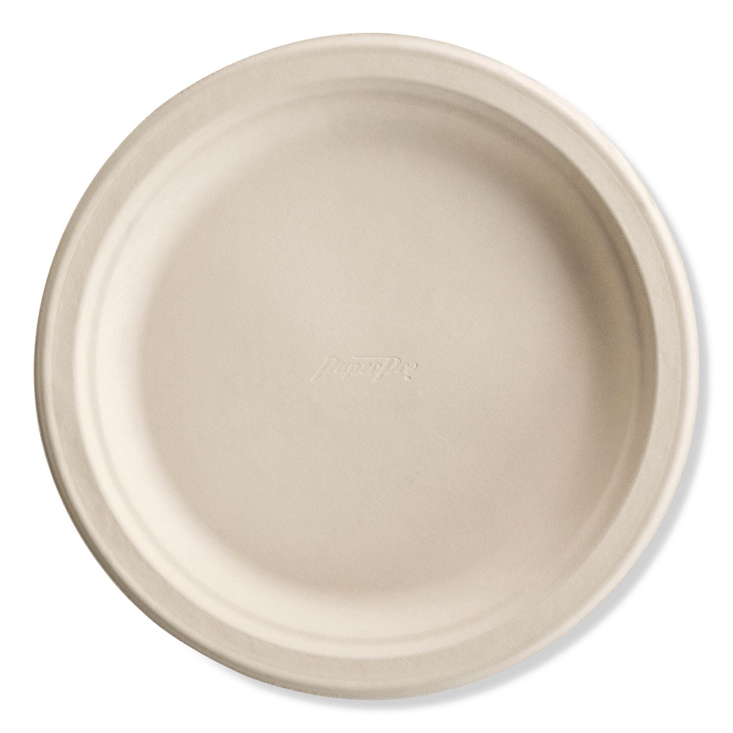 Paper Pro Round Plates, 8.75" dia, White, 125/Pack, 4 Packs/Carton
