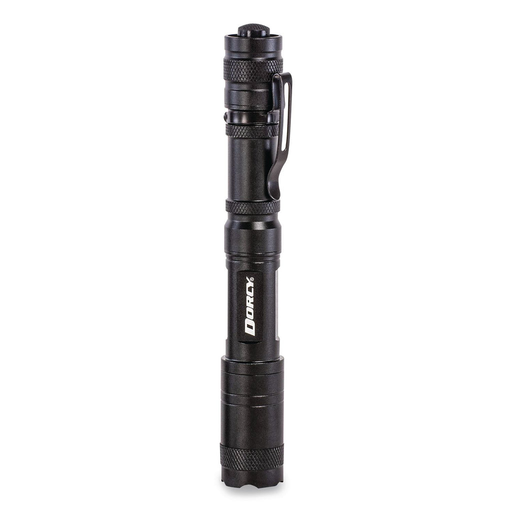 Dorcy Active Series Lightweight Flashlight - 250 lm Lumen - 2 x AA - Battery - Metal, Aircraft Aluminum - Water Resistant, Impact Resistant - Black