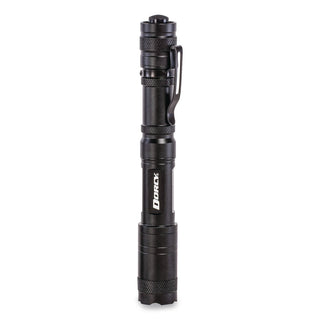 Dorcy Active Series Lightweight Flashlight - 250 lm Lumen - 2 x AA - Battery - Metal, Aircraft Aluminum - Water Resistant, Impact Resistant - Black
