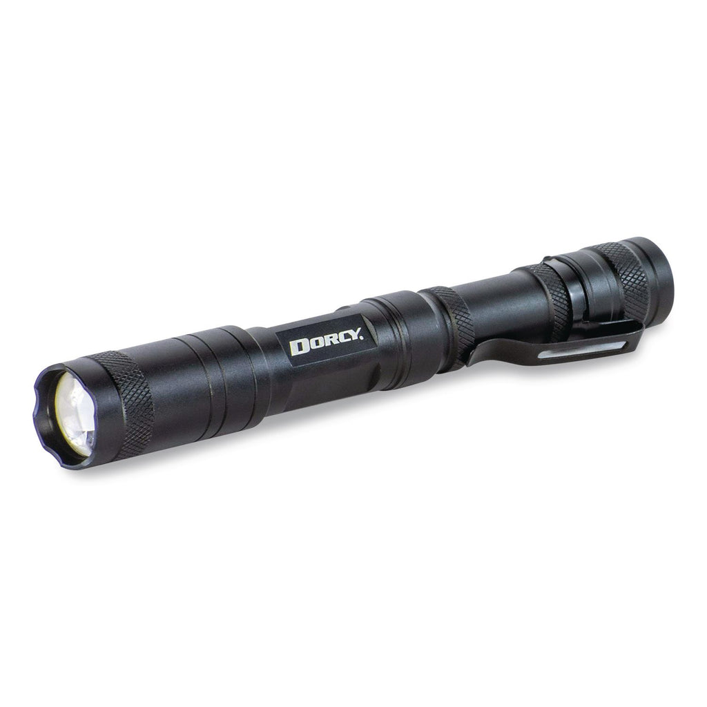 Dorcy Active Series Lightweight Flashlight - 250 lm Lumen - 2 x AA - Battery - Metal, Aircraft Aluminum - Water Resistant, Impact Resistant - Black
