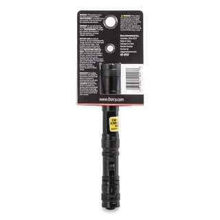 Dorcy Active Series Lightweight Flashlight - 250 lm Lumen - 2 x AA - Battery - Metal, Aircraft Aluminum - Water Resistant, Impact Resistant - Black