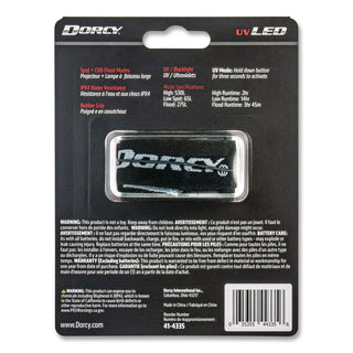 Dorcy Ultra HD 530 Lumen Headlamp - 530 lm LumenAAA - Battery - Water Resistant - Black, Red