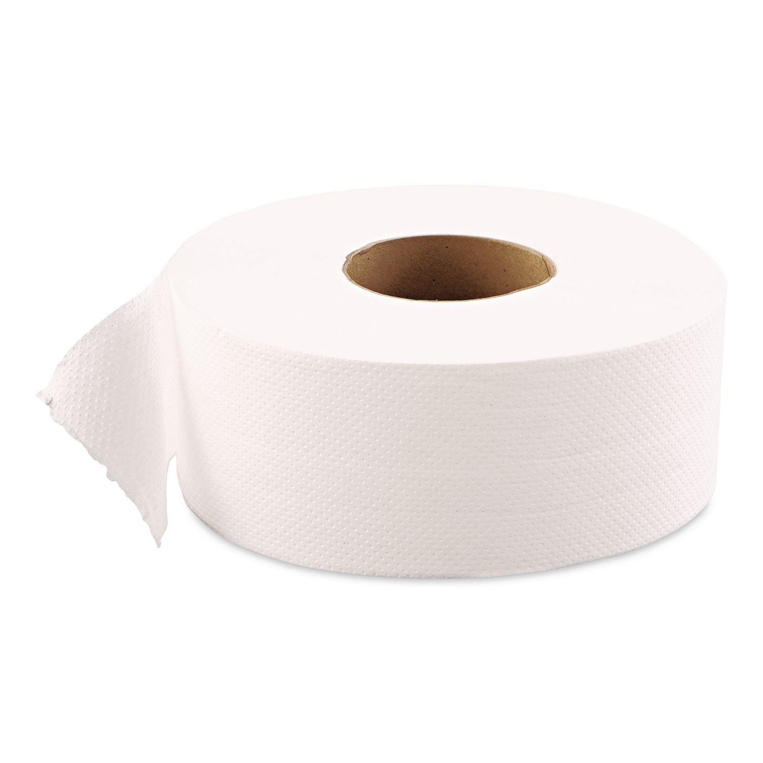 JRT Jr. Jumbo-Junior Bath Tissue, 2-Ply, White, 3.1" x 1,000 ft, 12/Carton