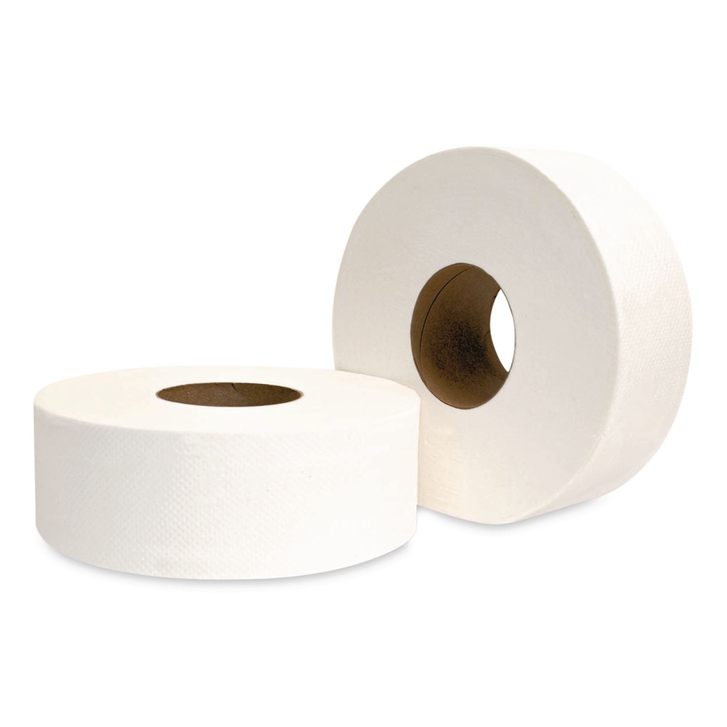 JRT Jr. Jumbo-Junior Bath Tissue, 2-Ply, White, 3.1" x 1,000 ft, 12/Carton