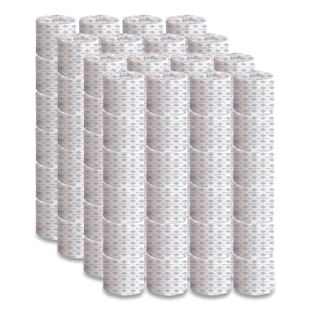Small Roll Bath Tissue, Septic Safe, 1-Ply, White, 1,000 Sheets/Roll, 96 Rolls/Carton