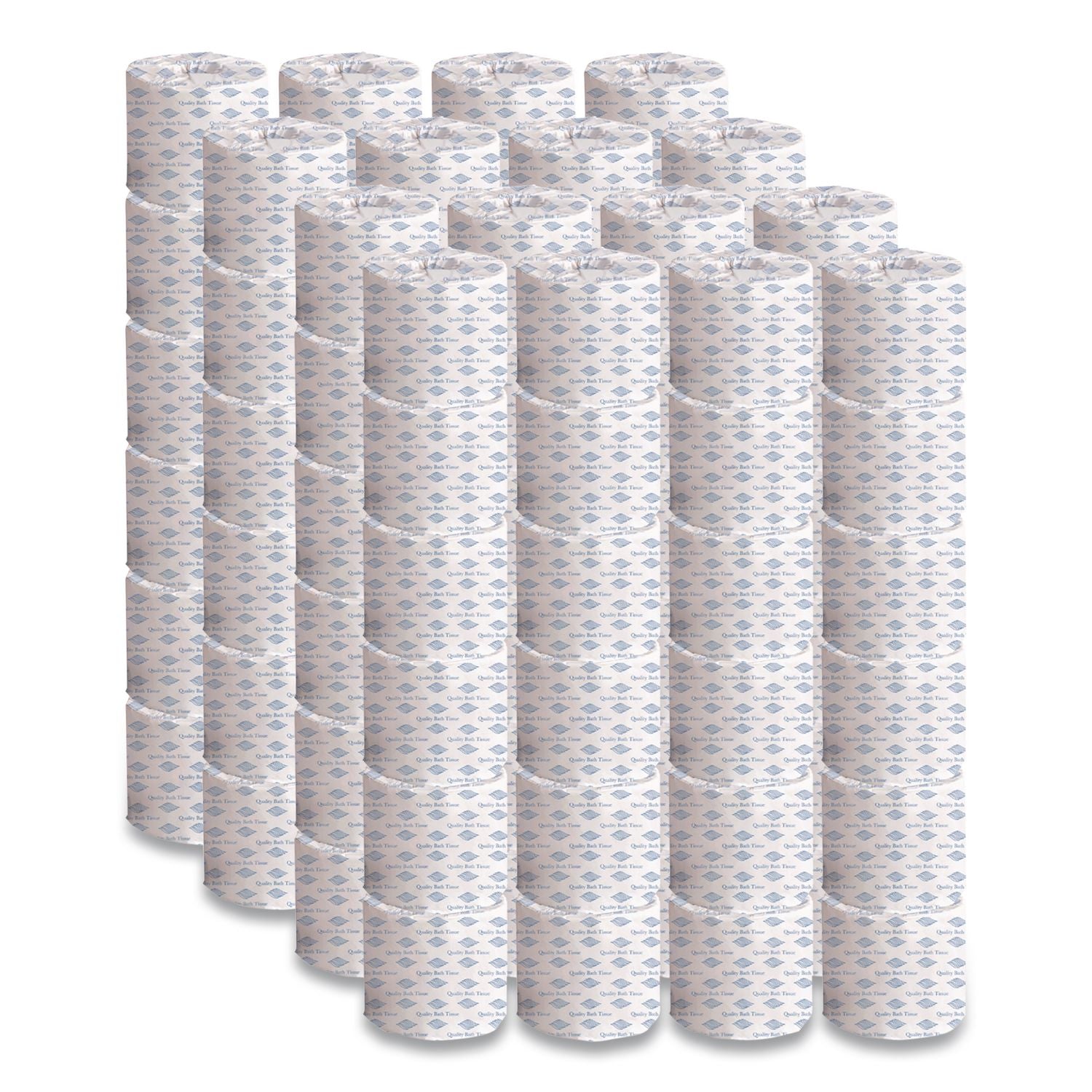 Small Roll Bath Tissue, Septic Safe, 1-Ply, White, 1,000 Sheets/Roll, 96 Rolls/Carton