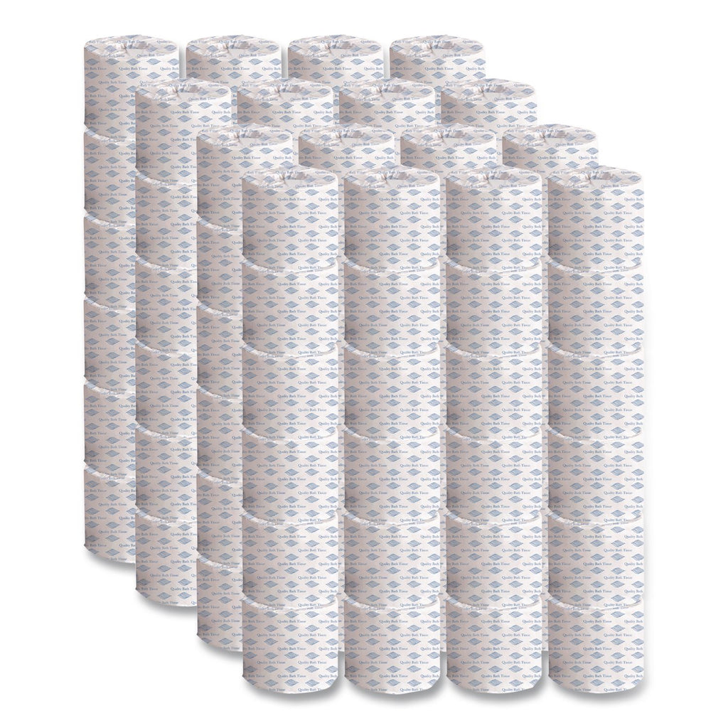 Bath Tissue, Wrapped, Septic Safe, 2-Ply, White, 300 Sheets/Roll, 96 Rolls/Carton