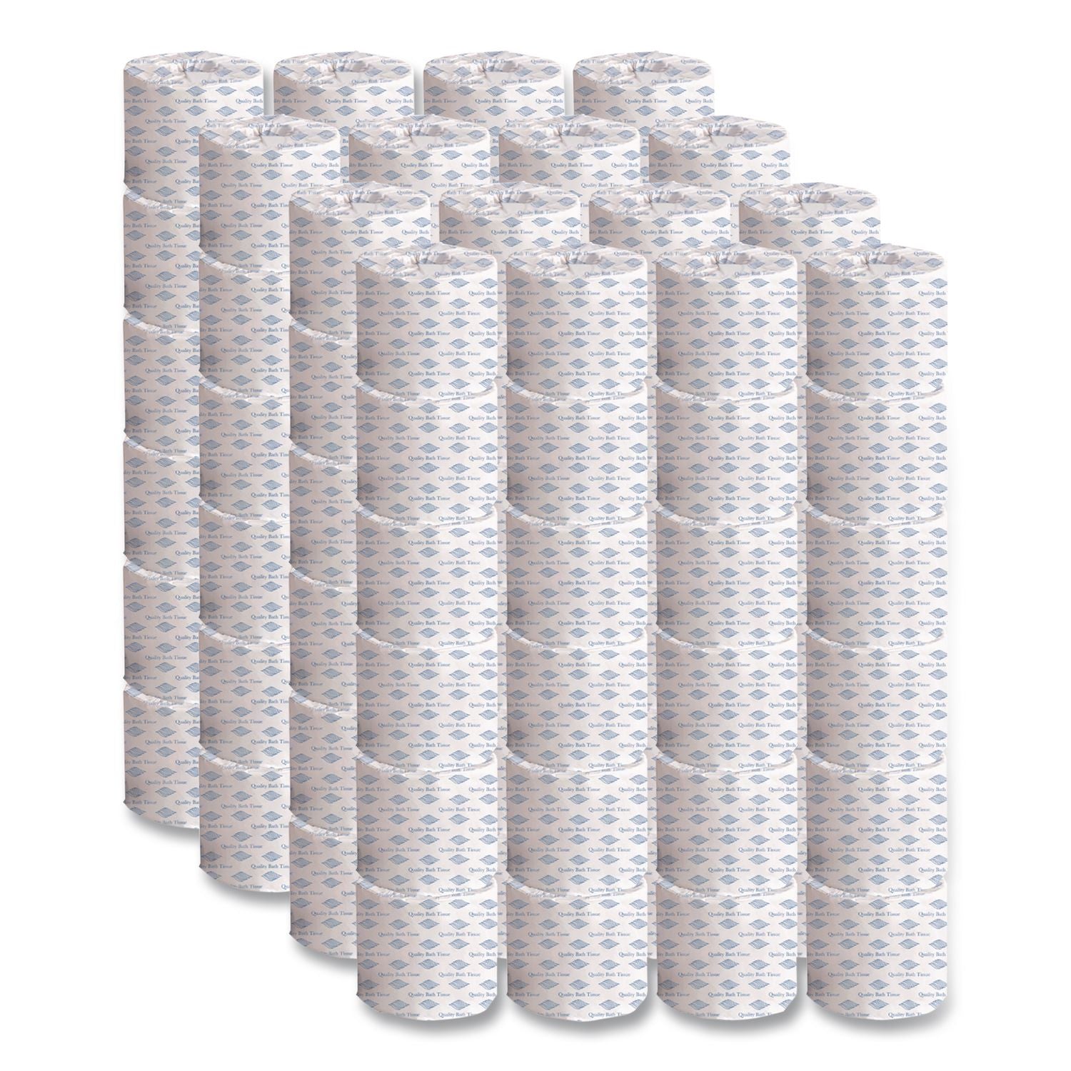 Bath Tissue, Wrapped, Septic Safe, 2-Ply, White, 300 Sheets/Roll, 96 Rolls/Carton