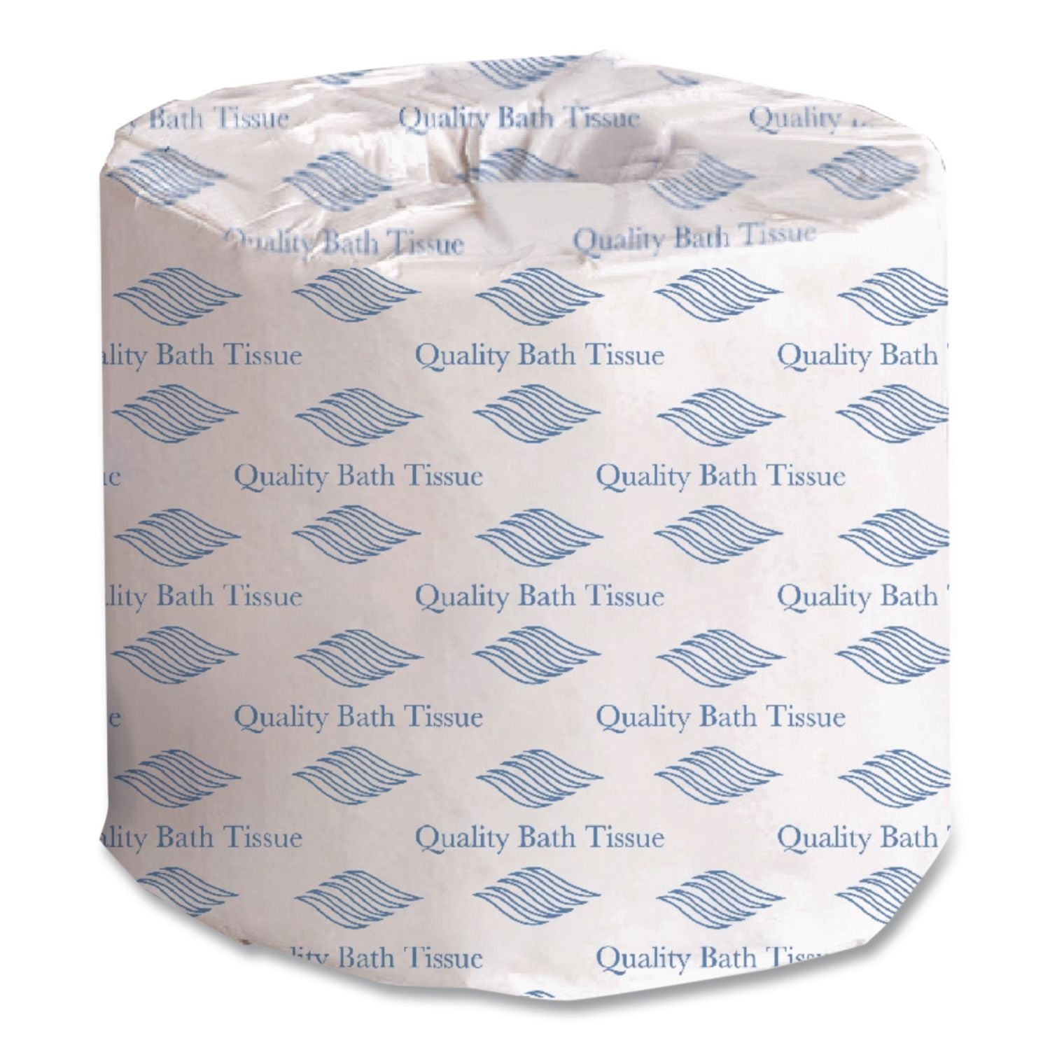 Standard Bath Tissue, Septic Safe, Individually Wrapped Rolls, 1-Ply, White, 1,000 Sheets/Roll, 96 Wrapped Rolls/Carton