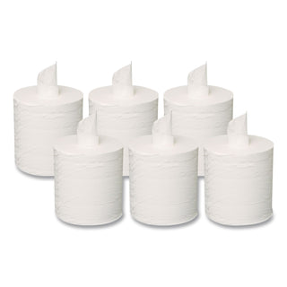 Centerpull Towels, 2-Ply, 7.3" x 500 ft, White, 600 Roll, 6 Rolls/Carton
