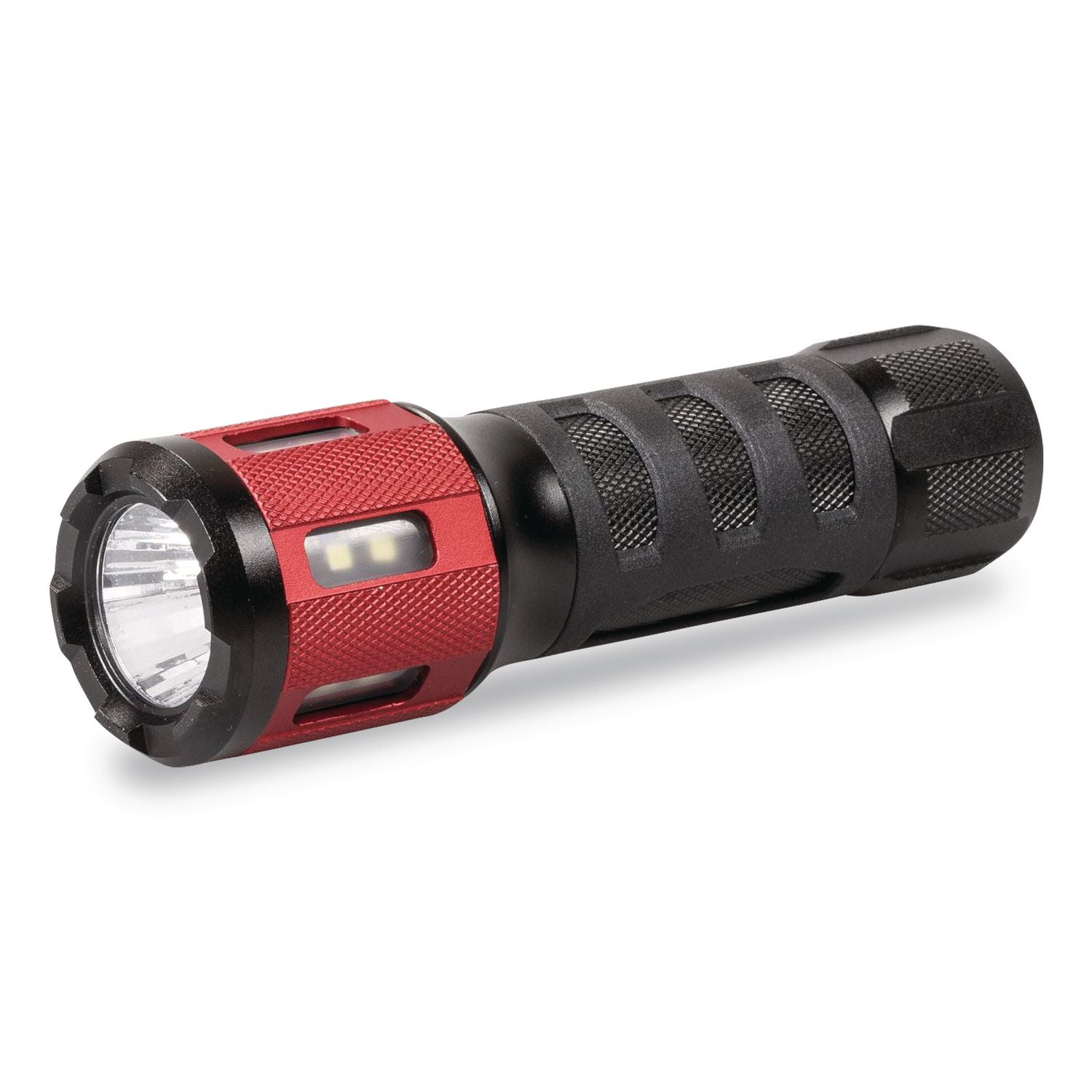 Dorcy Ultra HD Series Twist Flashlight - 360 lm Lumen - 3 x AAA - Battery - Impact Resistant - Black, Red