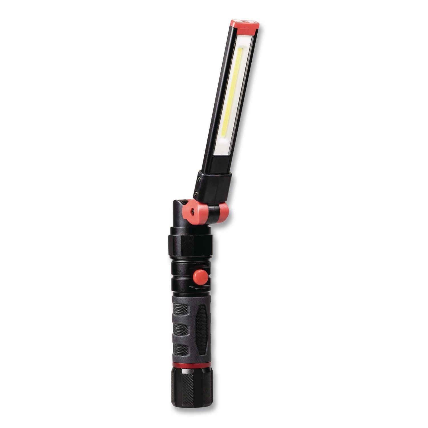 Dorcy Ultra HD Series Foldable Flashlight - LED - 500 lm Lumen - 3 x AAA - Battery - Impact Resistant, Water Resistant - Black, Red