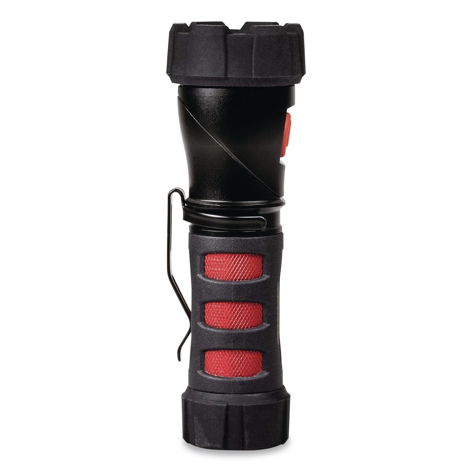 Dorcy Ultra HD Series COB Swivel Flashlight - LED - 320 lm Lumen - 3 x AAA - Battery - Metal - Impact Resistant - Black, Red