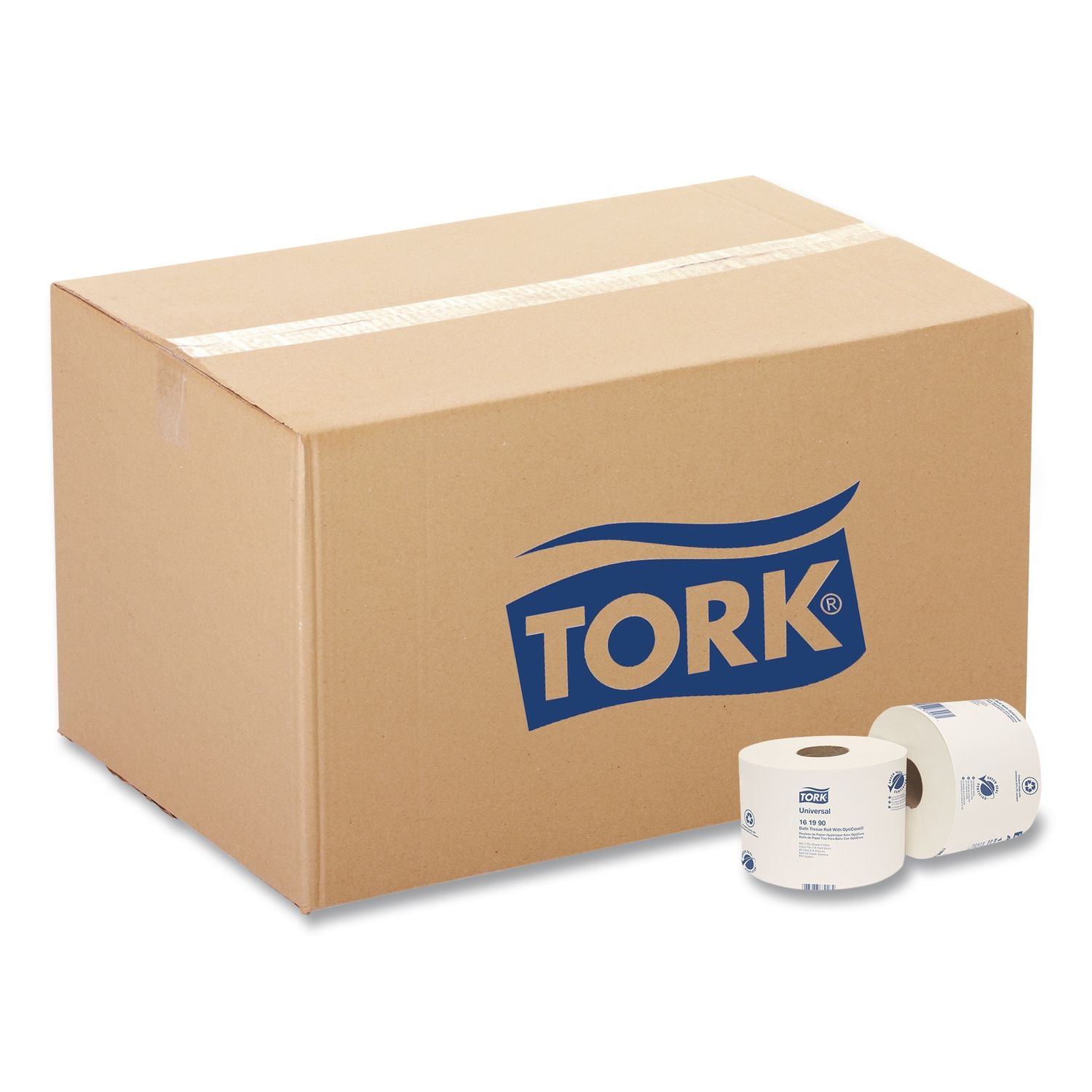 Universal Bath Tissue Roll with OptiCore, Septic Safe, 2-Ply, White, 865 Sheets/Roll, 36/Carton