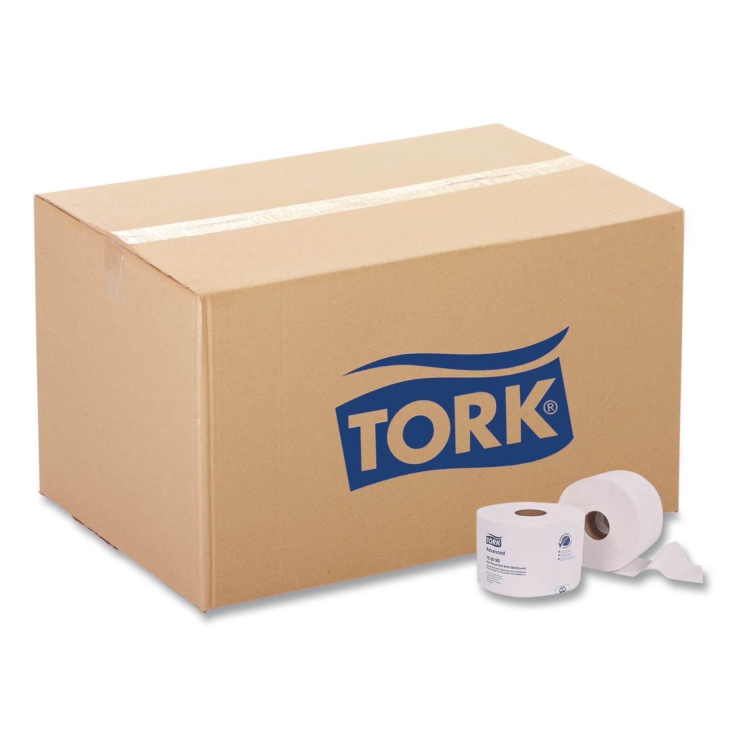 Advanced Bath Tissue Roll with OptiCore, Septic Safe, 2-Ply, White, 865 Sheets/Roll, 36/Carton
