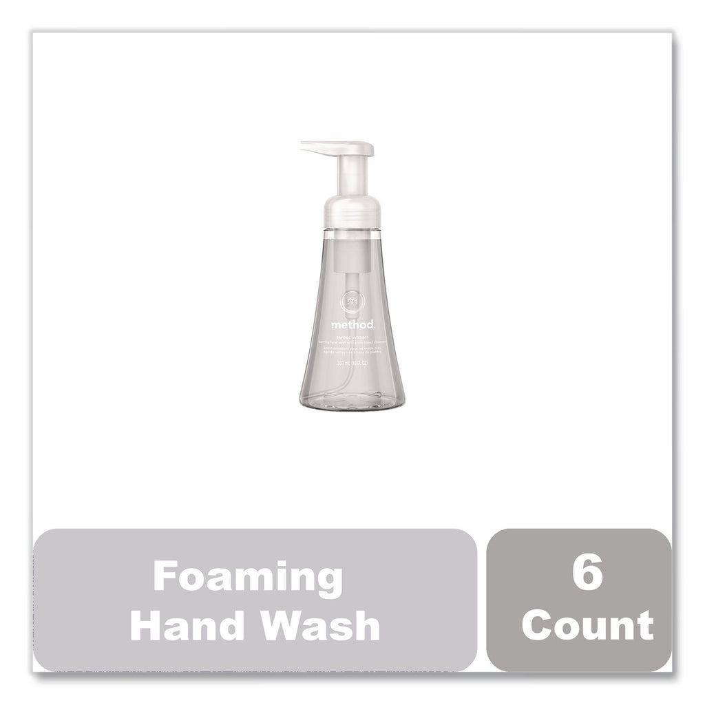 Foaming Hand Wash, Sweet Water, 10 oz Pump Bottle, 6/Carton