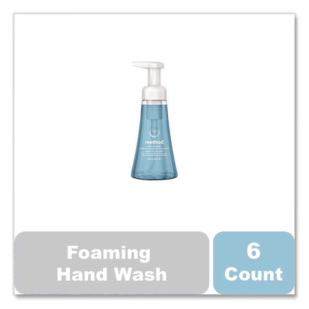 Foaming Hand Wash, Sea Minerals, 10 oz Pump Bottle, 6/Carton