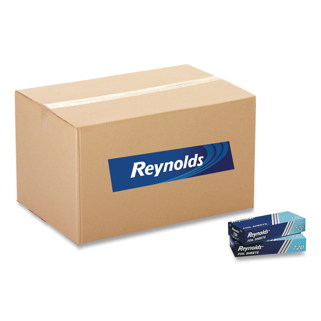 Pop-Up Interfolded Aluminum Foil Sheets, 12 x 10.75, Silver, 200/Box, 12 Boxes/Carton
