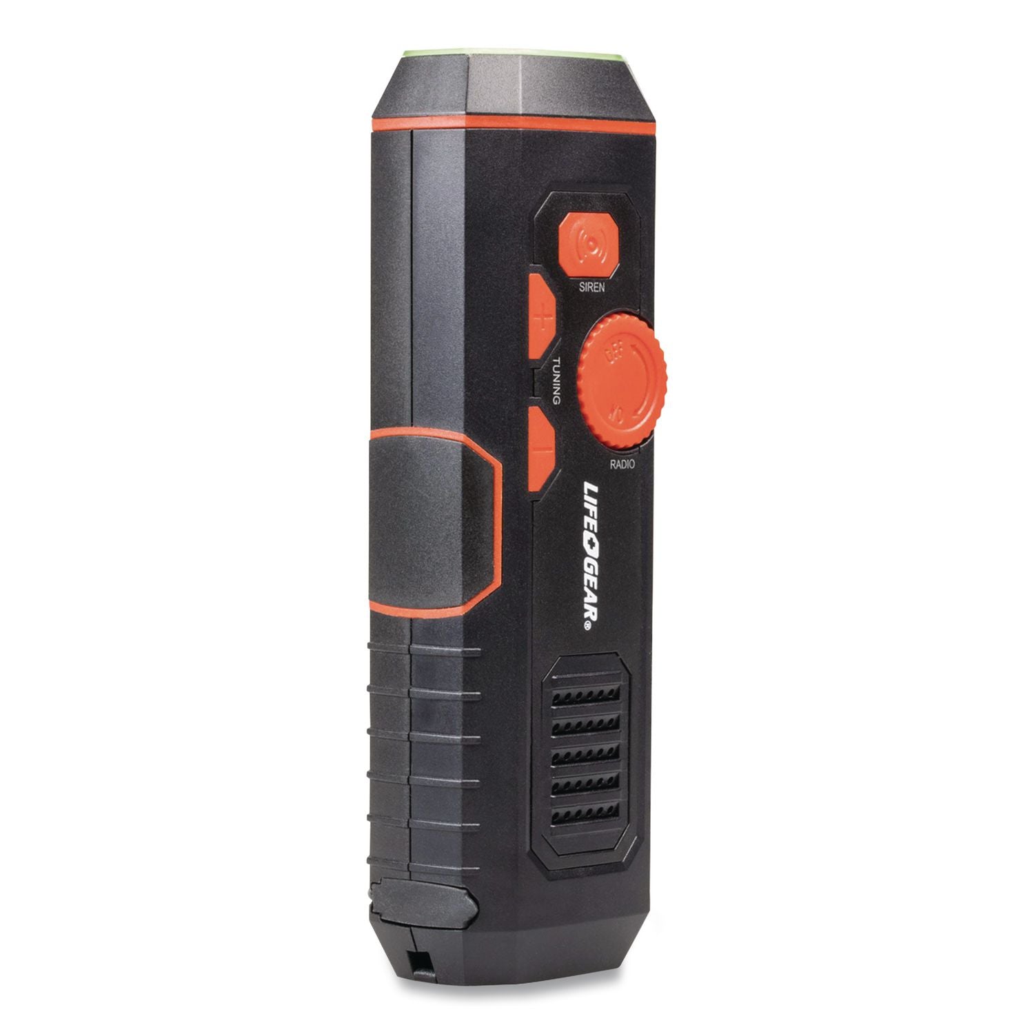 Life+Gear Stormproof Crank Light - 30 lm Lumen - Lithium Ion (Li-Ion) - Battery, USB - Water Resistant, Water Proof, Impact Resistant - Red, Black