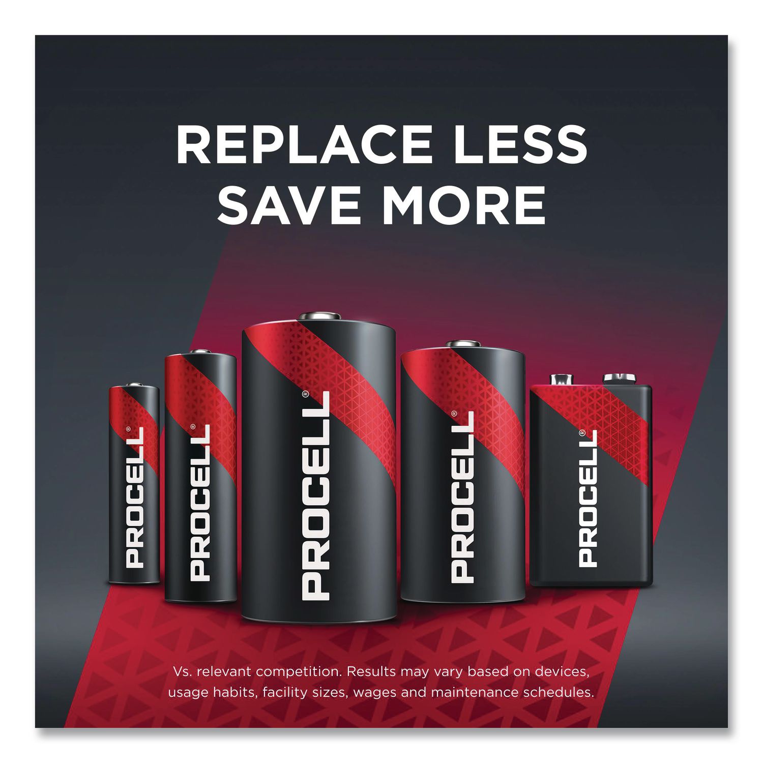Duracell 9-Volt Procell Alkaline Constant Batteries, 12-Packs - For Industrial - 9V - 692 mAh - 9 V DC - 6 / Carton